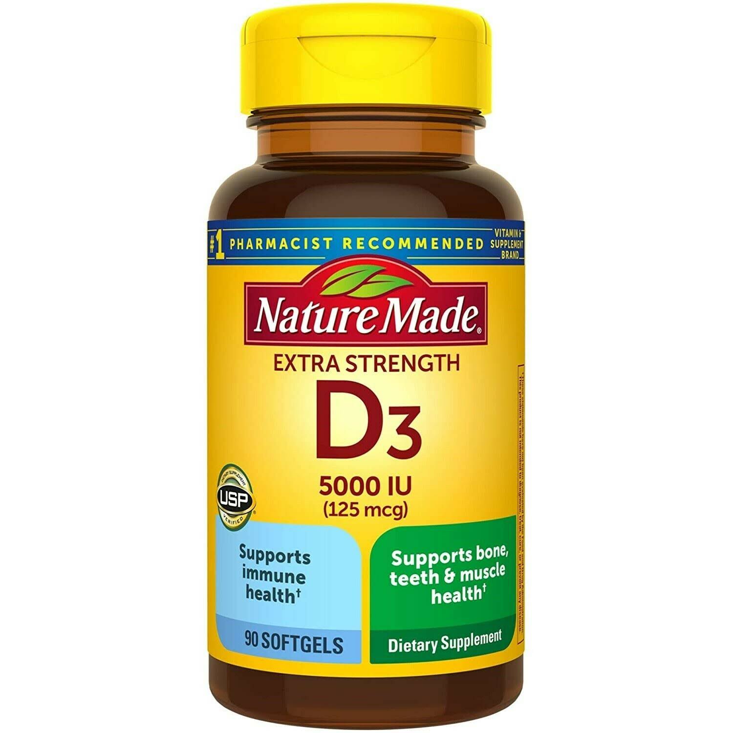 Nature Made Vitamin D3 Dietary Supplement - 90ct