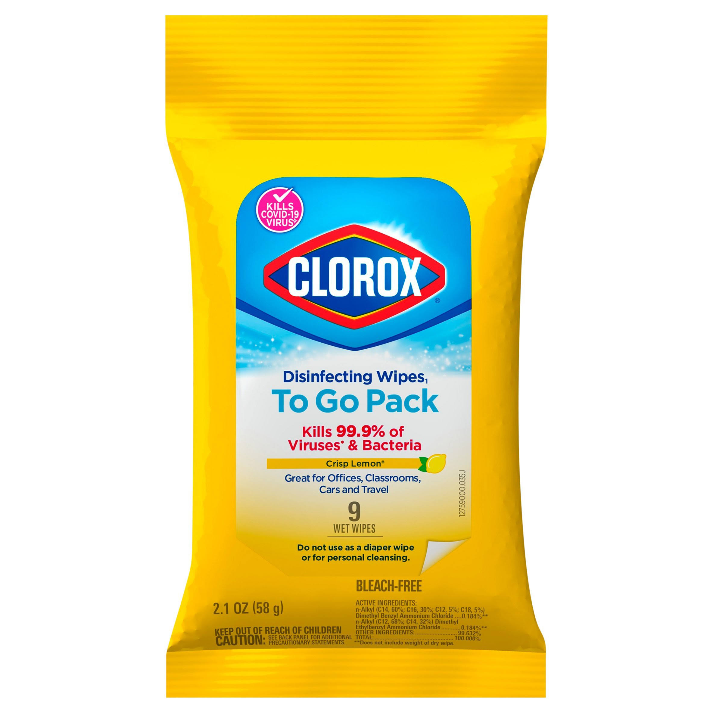 Clorox Disinfecting Wipes - Citrus Blend, 9ct
