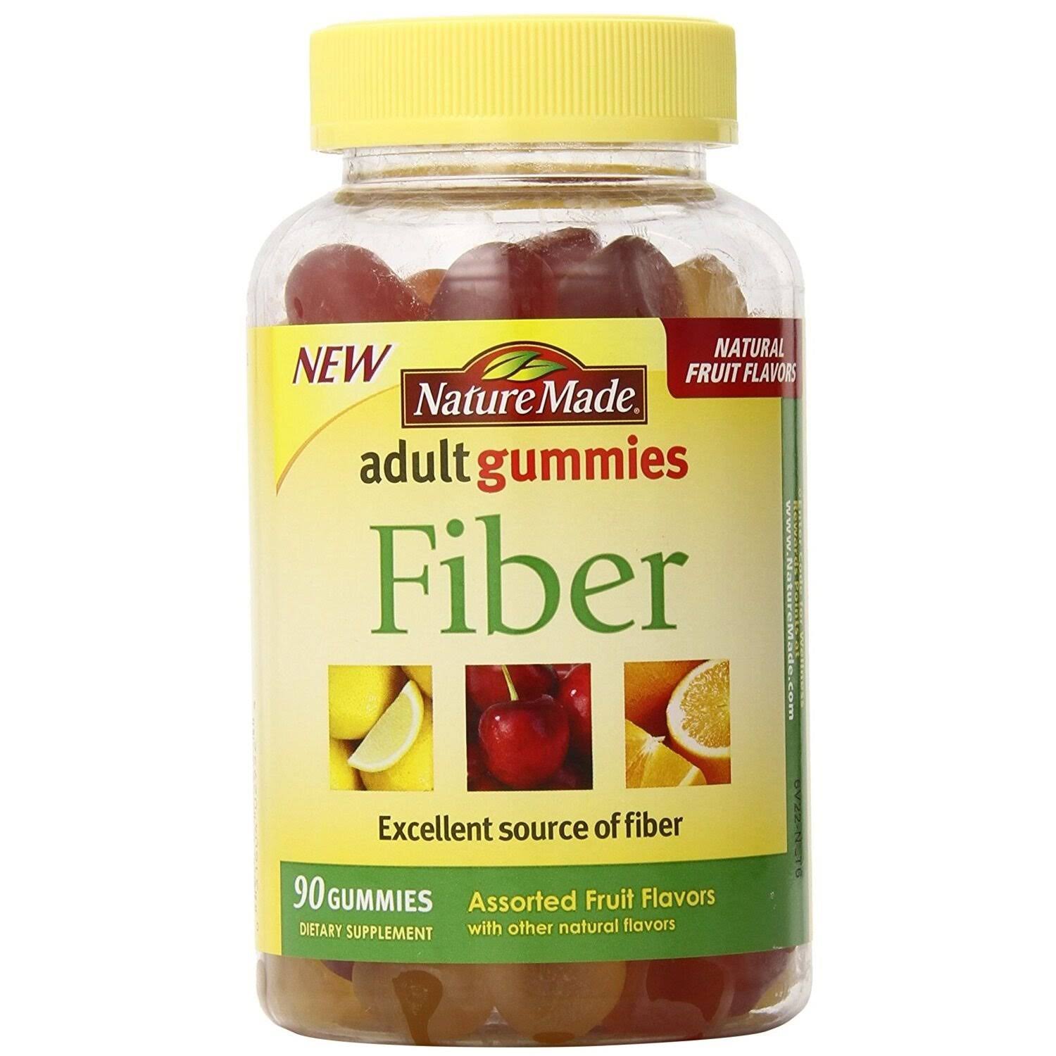Nature Made Adult Gummies Fiber - Assorted Flavors, 90ct