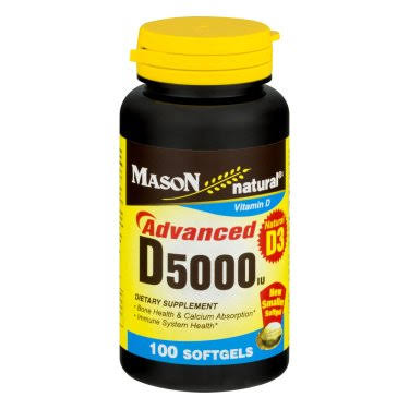 Mason Natural Vitamin D Advanced Softgels 5000 IU