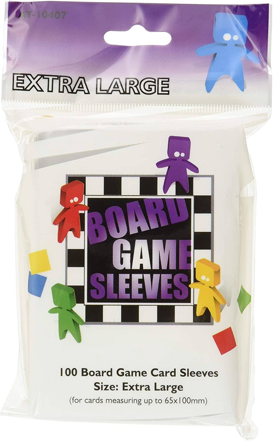Board Game Card Sleeves - 65mm x 100mm, 100 ct