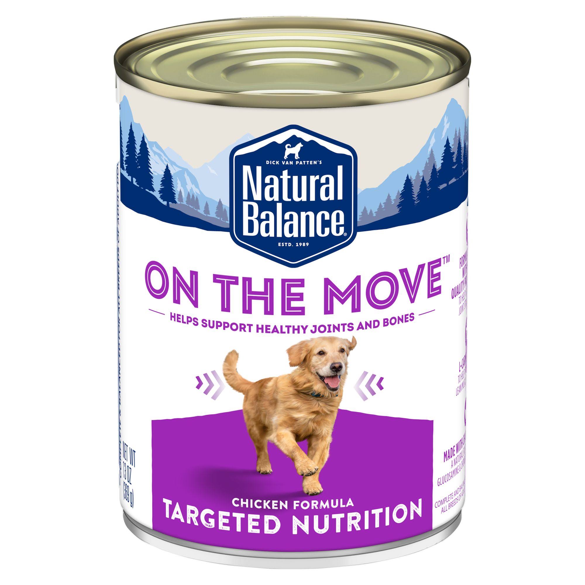 Natural Balance On The Move Adult Wet Dog Food - Chicken