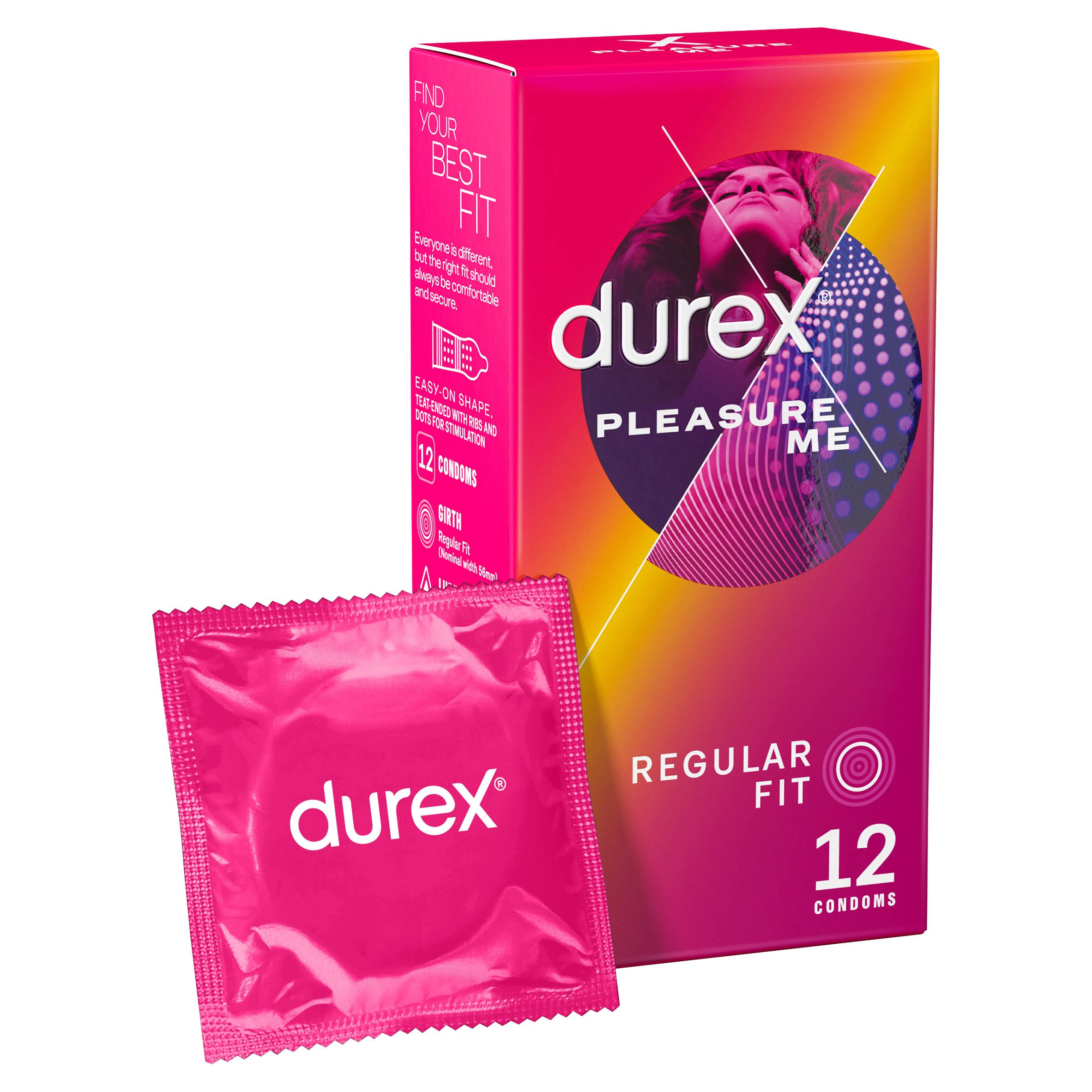 Durex Pleasure Me Condoms - 12pcs