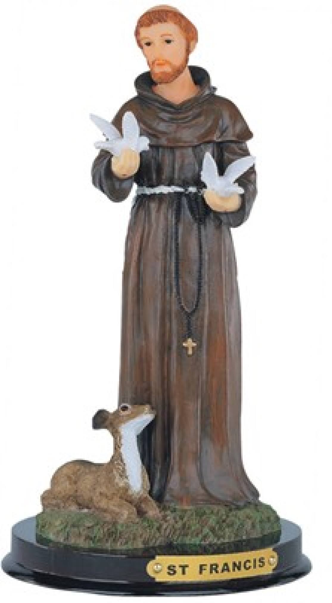 StealStreet SS-G-309.23 9 Inch Saint Francis Holy Figurine Religious Statue Decor 9