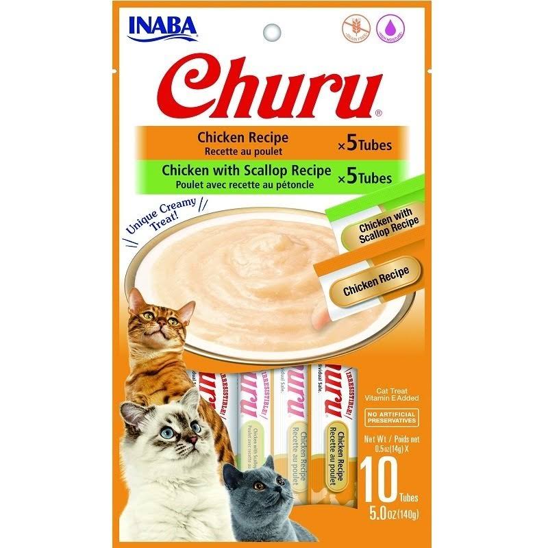 Churu Puree Chicken Variety Pack - 10 Pack