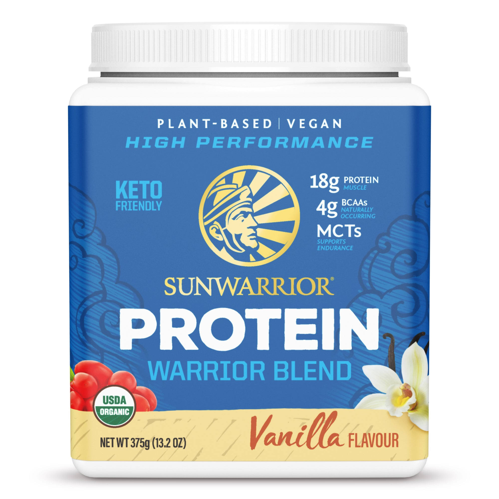 Warrior Blend Protein Sunwarrior Vanilla 375g
