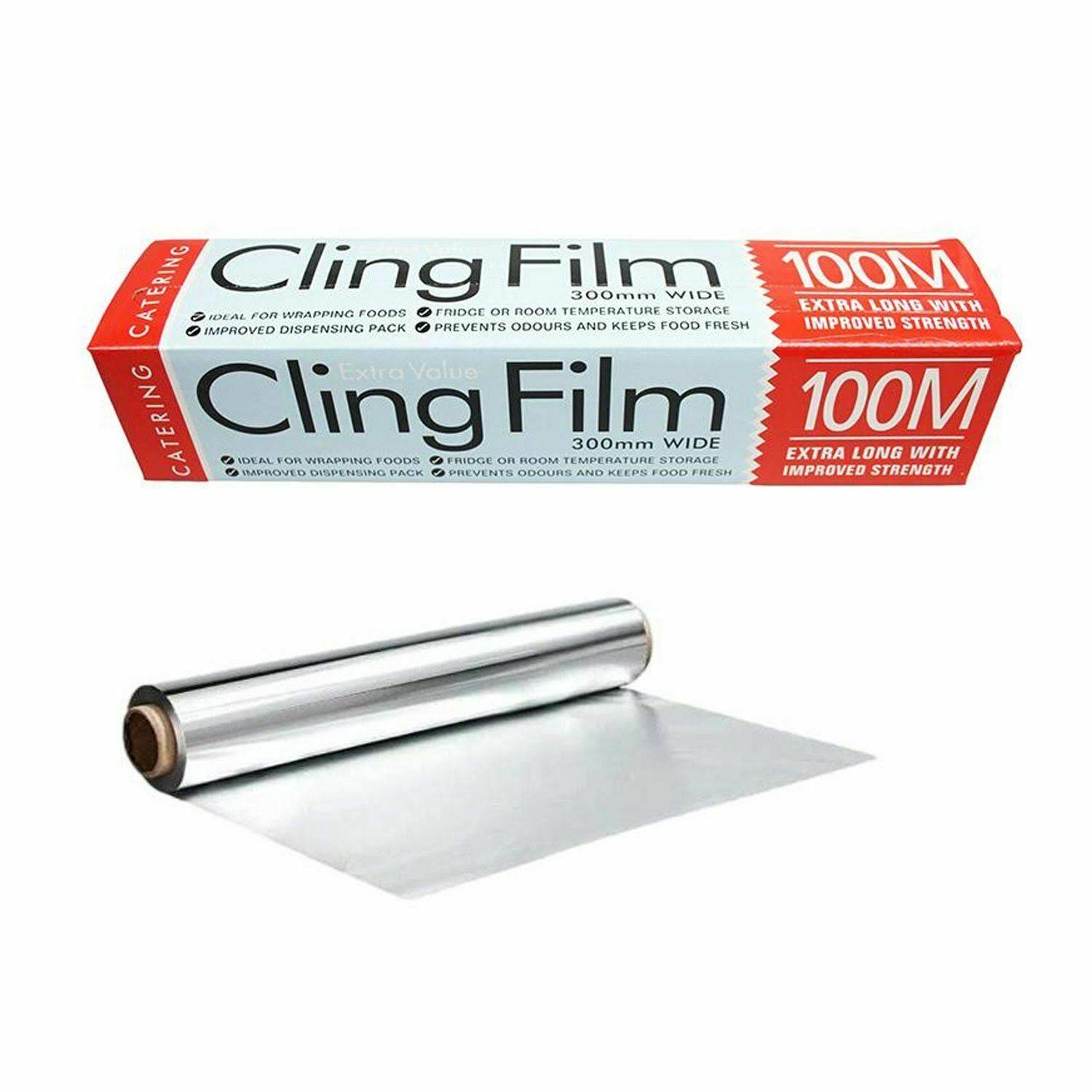 Essential Housewares Cling Film 100m Long 300mm Wide