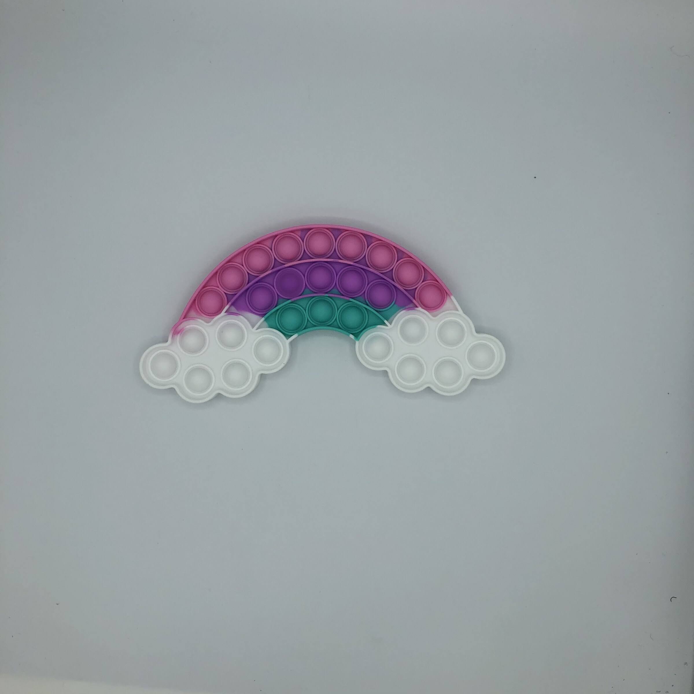 Zibbers Push Bubble Fidgets Cloud W Rainbow