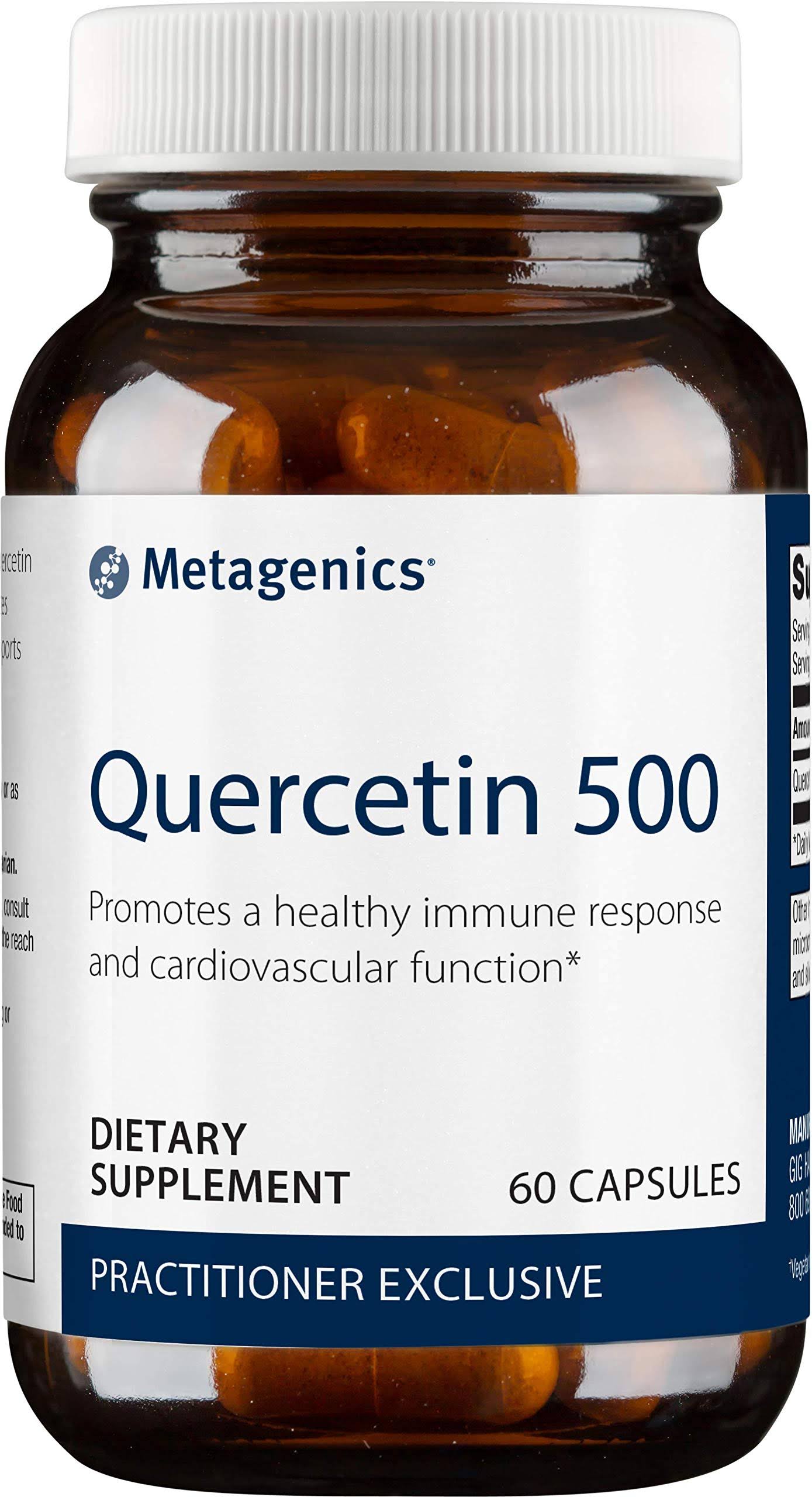 Metagenics Quercetin 500 Promotes a Healthy Immune Response and Cardiovascular Function* 60 Servings