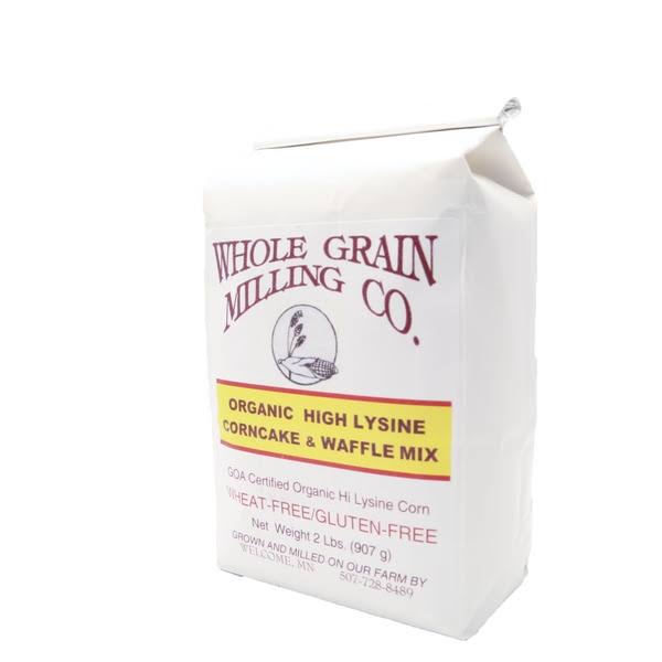 Whole Grain Milling Co. {Local} Organic High Lysine Corncake & Waffle Mix - 2 lb