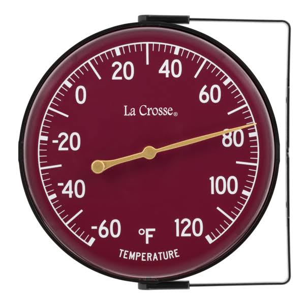 5" Analog Thermometers with Adjustable Mounting Bracket