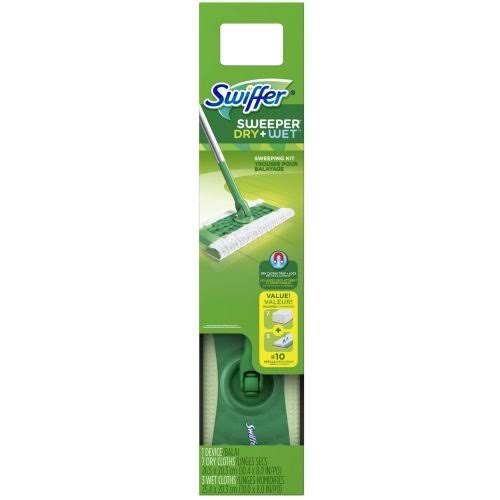 Swiffer Dry+Wet Sweeper Starter Kit - 11pc