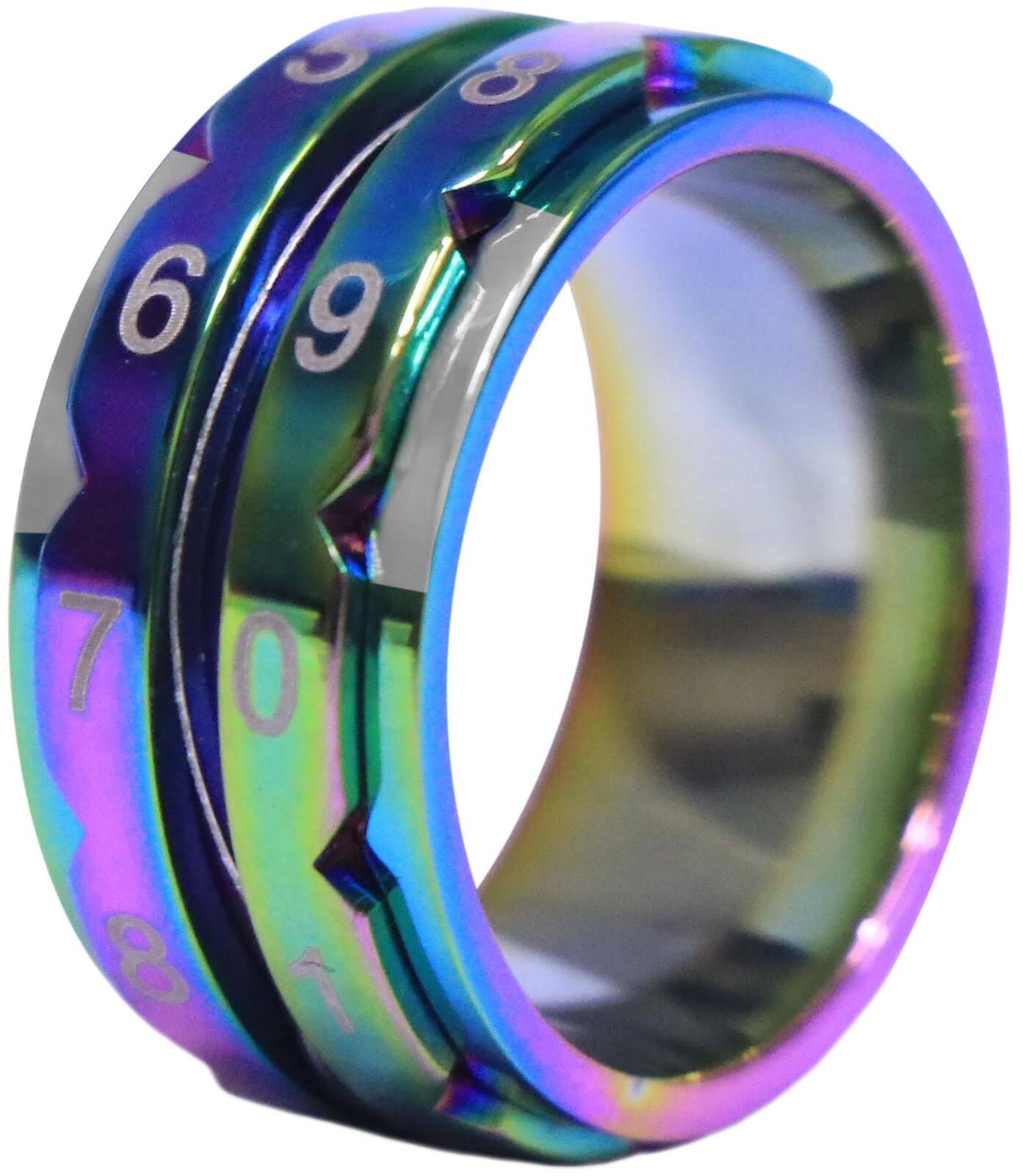 Knitter's Pride Rainbow Row Counter Ring-size 8: 18.2mm Diameter