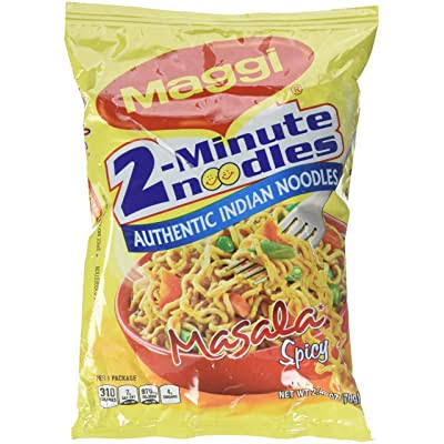 Maggi Masala 2-Minute Noodles India Snack - Pack of 3