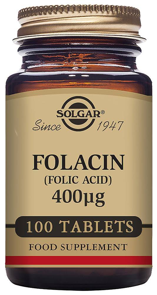 Solgar Folic Acid 400 MCG Dietary Supplement - 250 Tablets