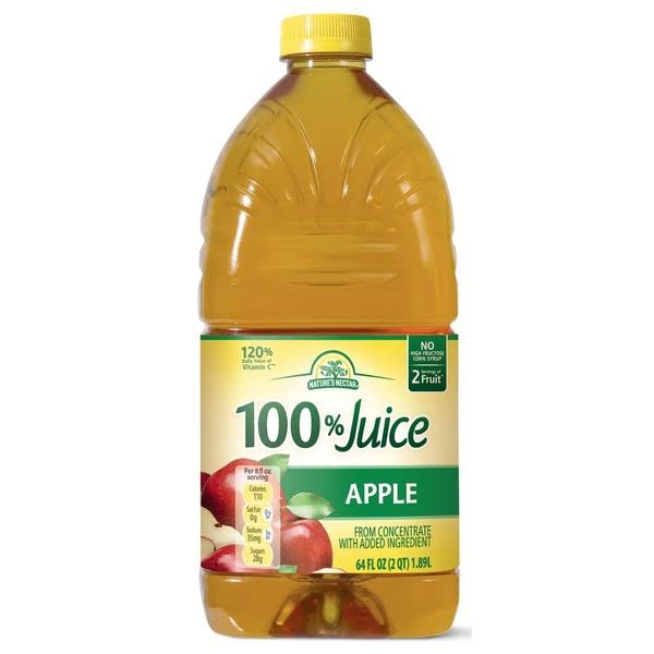Nature's Nectar 100% Apple Juice - 64 fl oz