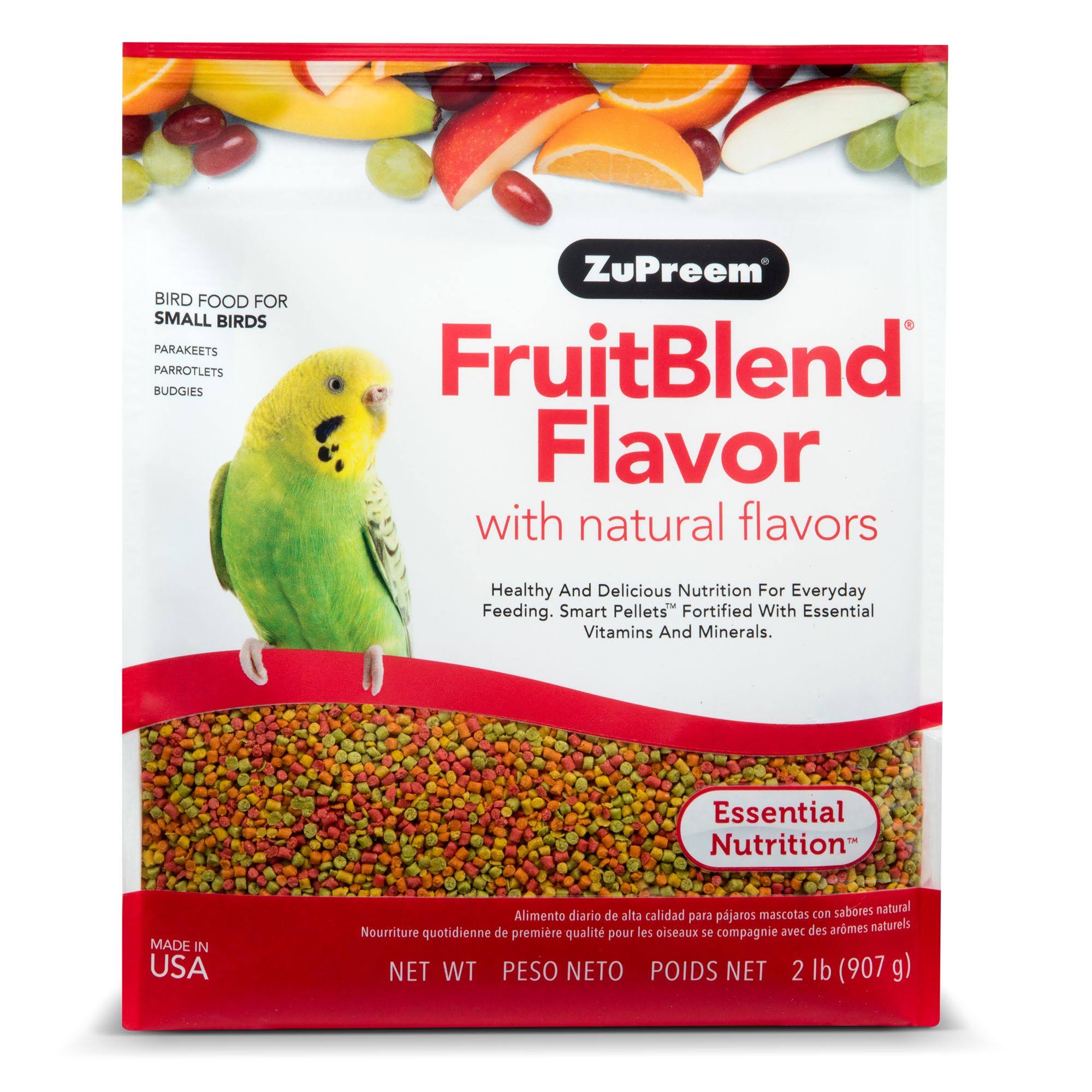 Zupreem Fruit Blend Daily Bird Food - 2 lb