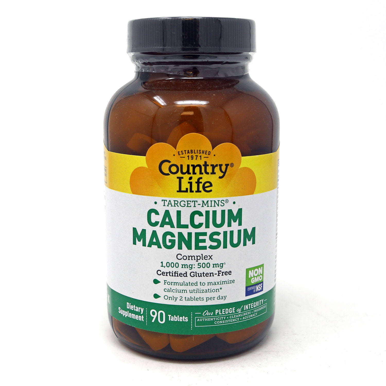 Country Life Calcium Magnesium Complex Tablets - 180pcs