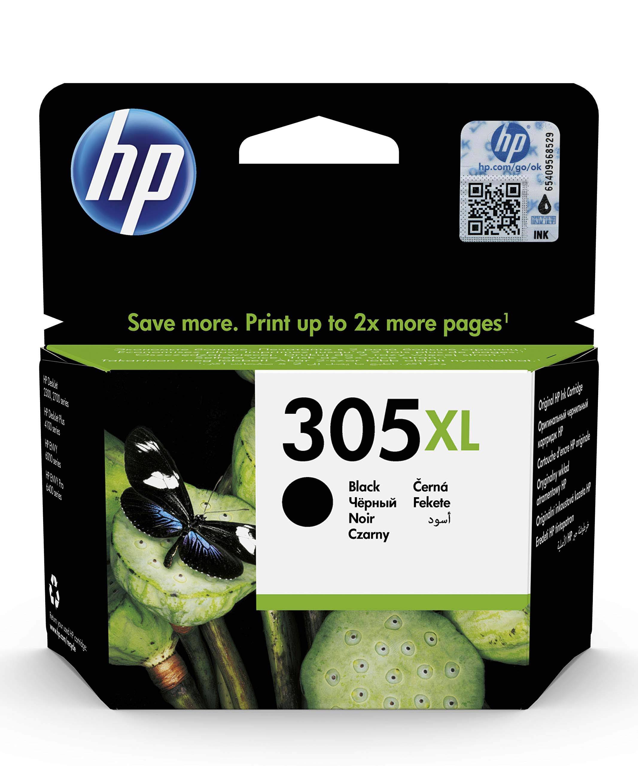 HP 3YM62AE (305XL) Printhead Cartridge Black, 240 Pages