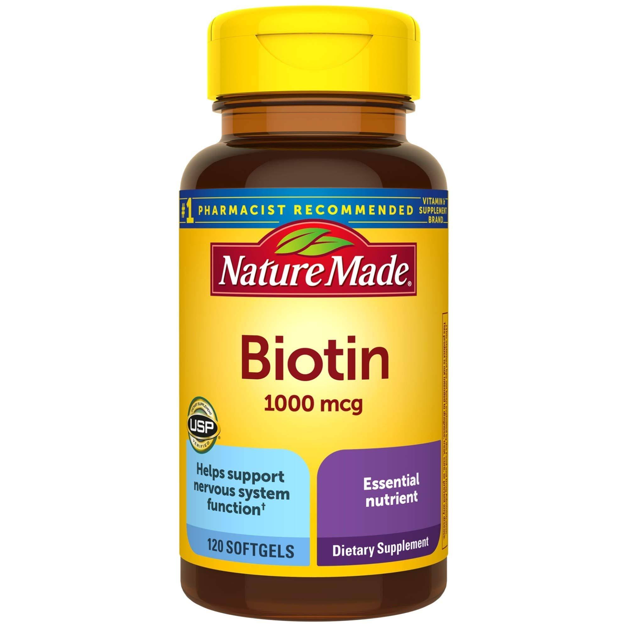 Nature Made One Per Day Biotin Supplement - 1000mcg, 120ct