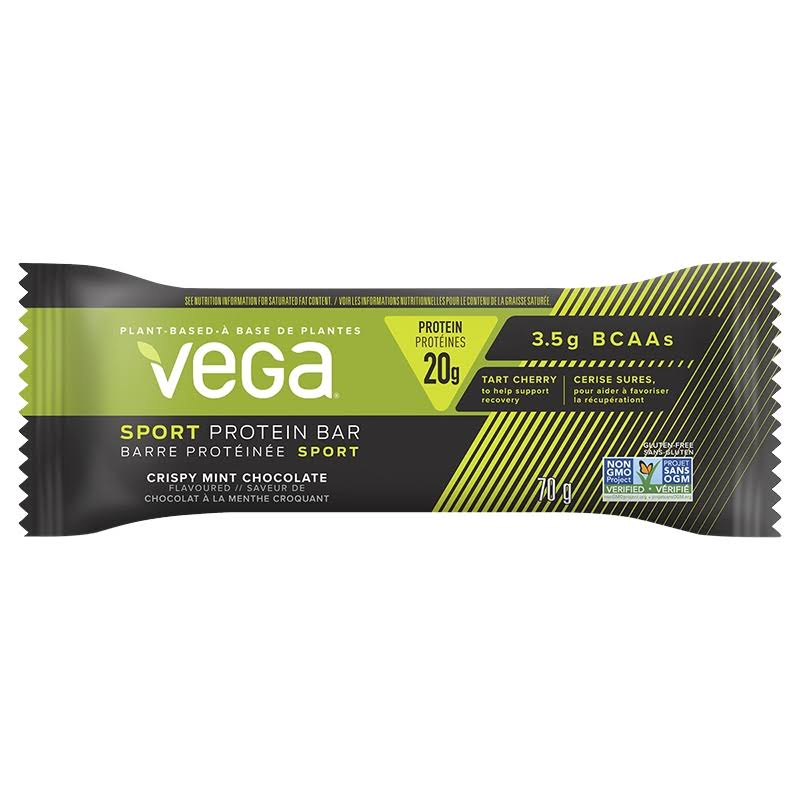 Vega Sport Protein Bar Crispy Mint Chocolate 70g