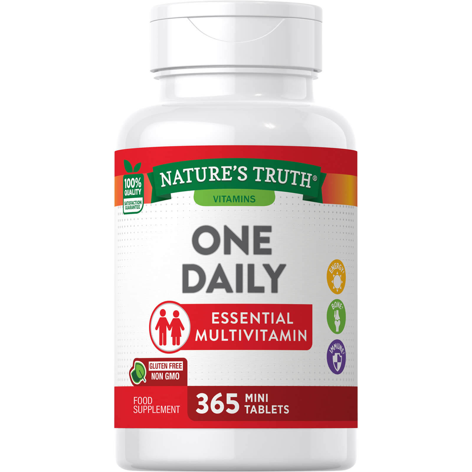 One Daily Essential Multivitamin - 365 Tablets - Nature's Truth UK