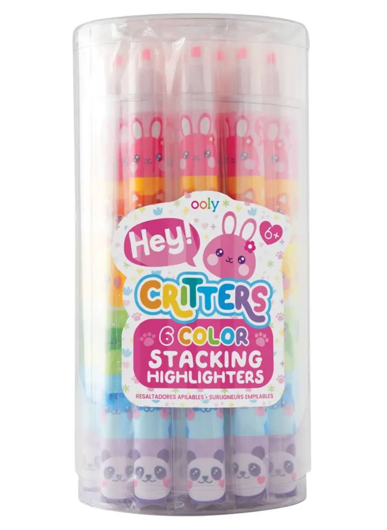 Ooly Hey Critters! Stacking Highlighters