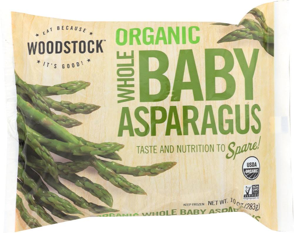 Woodstock Organic Whole Baby Asparagus - 10 Oz