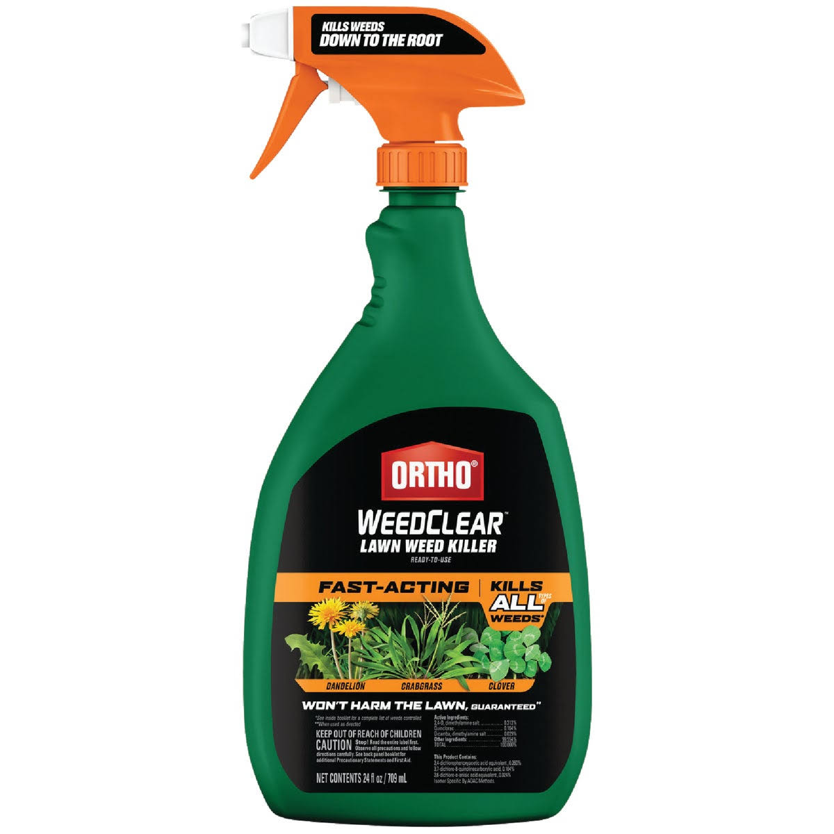 Ortho WeedClear 24 Oz. Ready To Use Trigger Spray Northern Lawn Weed Killer 0447705