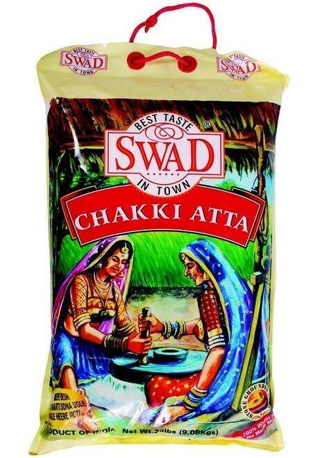 Swad Chakki Atta - 20 Pounds - Patel Brothers - Delivered by Mercato