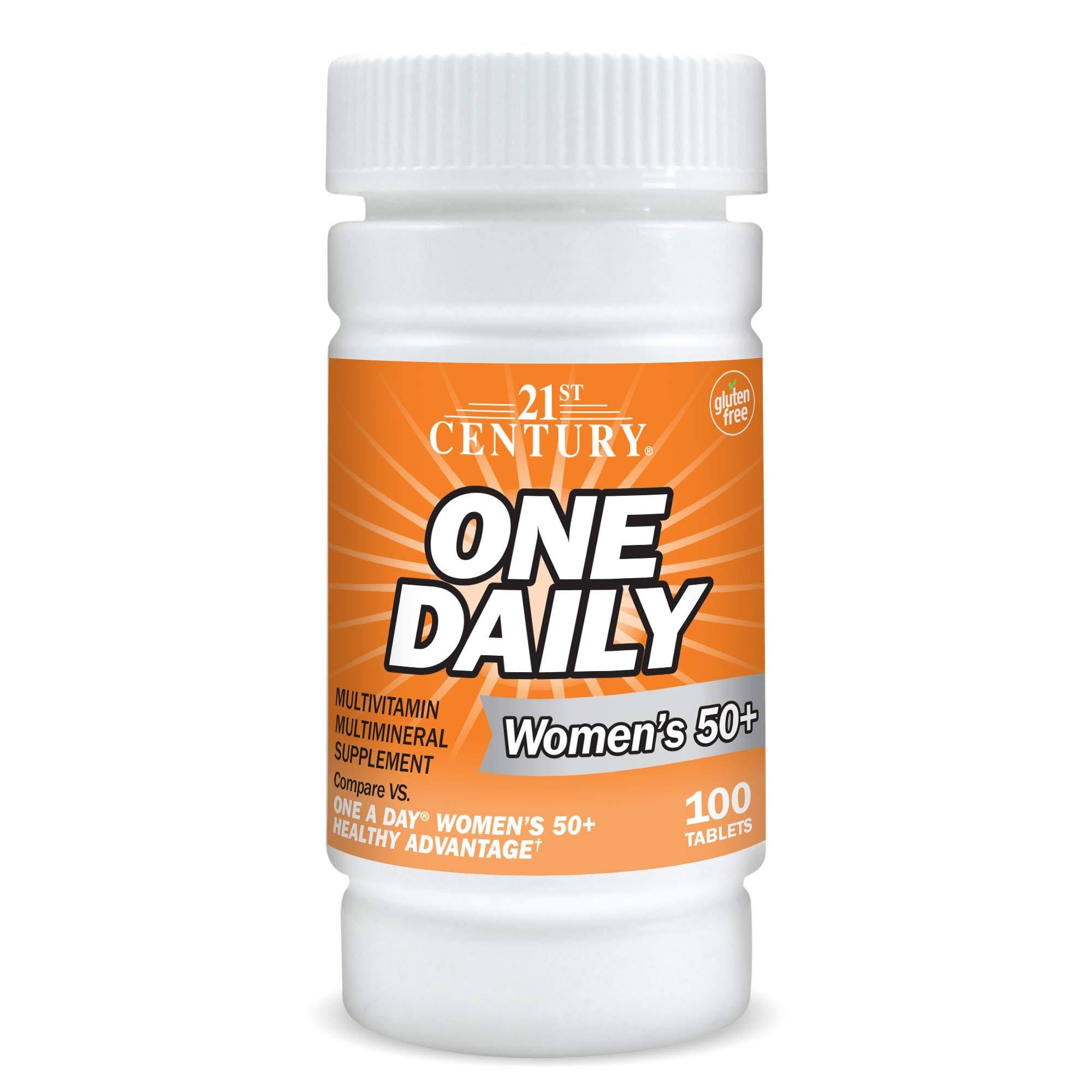 21st Century One Daily Women's 50+ Dietary Supplement - 100 Tablets