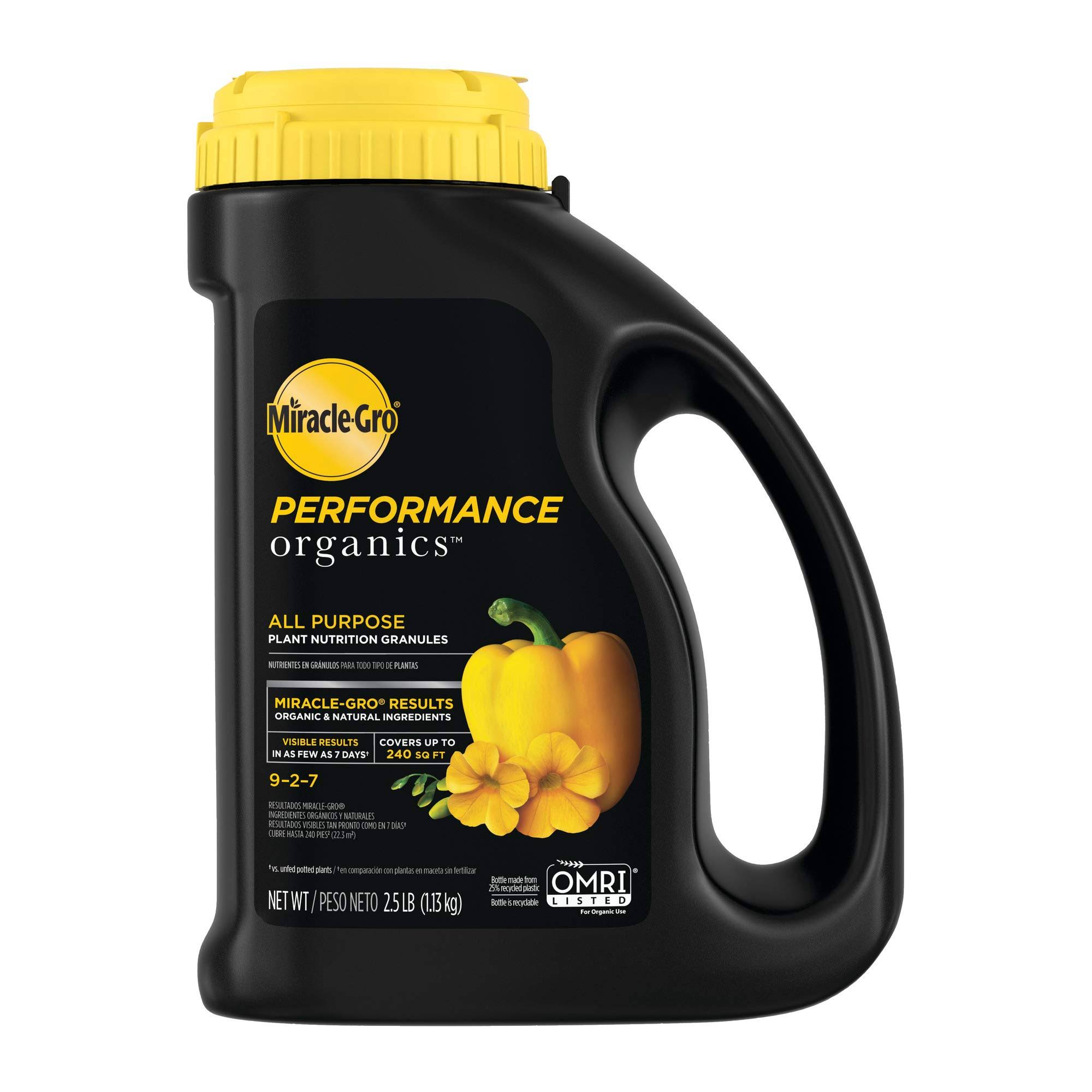Miracle-Gro Performance Organics 2.5 lb. 9-2-7 Dry Plant Food 3003510