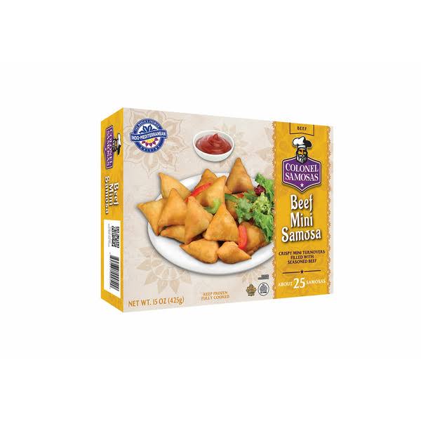 Colonel Cocktail Samosa Beef Turnover - 15oz, x25