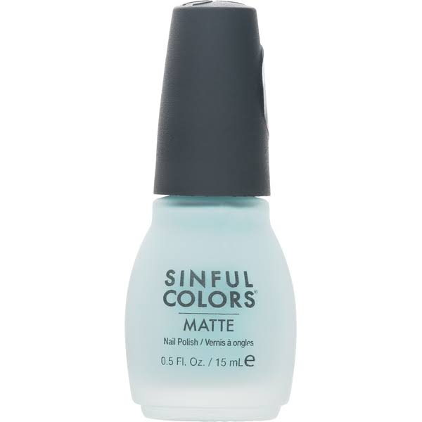 Sinful Colors Nail Polish, State-Mint 2561, Matte - 0.5 oz