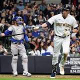 Brewers pound season-high six homers, rout Cubs 11-1