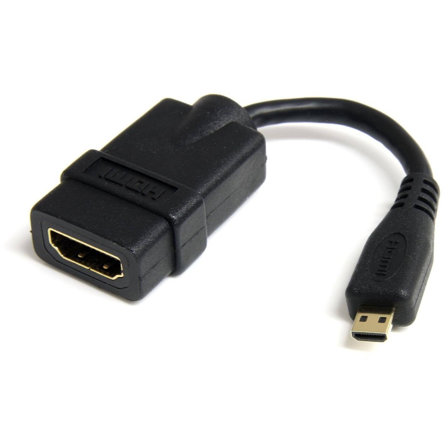 StarTech 5in High Speed HDMI Adapter Cable - HDMI To HDMI Micro – F/M