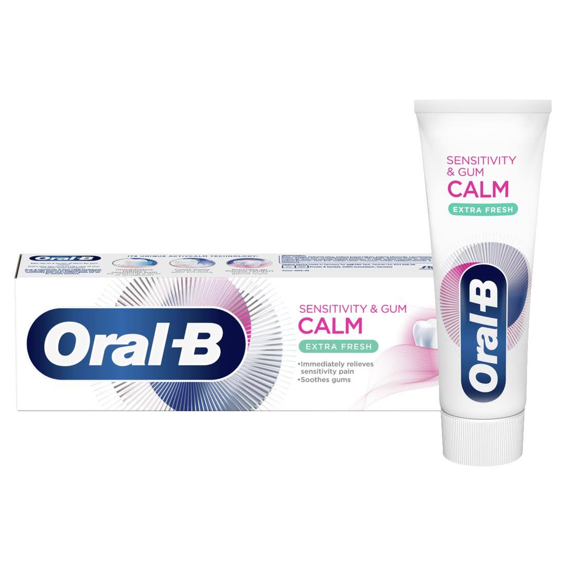 Oral B Toothpaste Calm Extra Fresh 75ml
