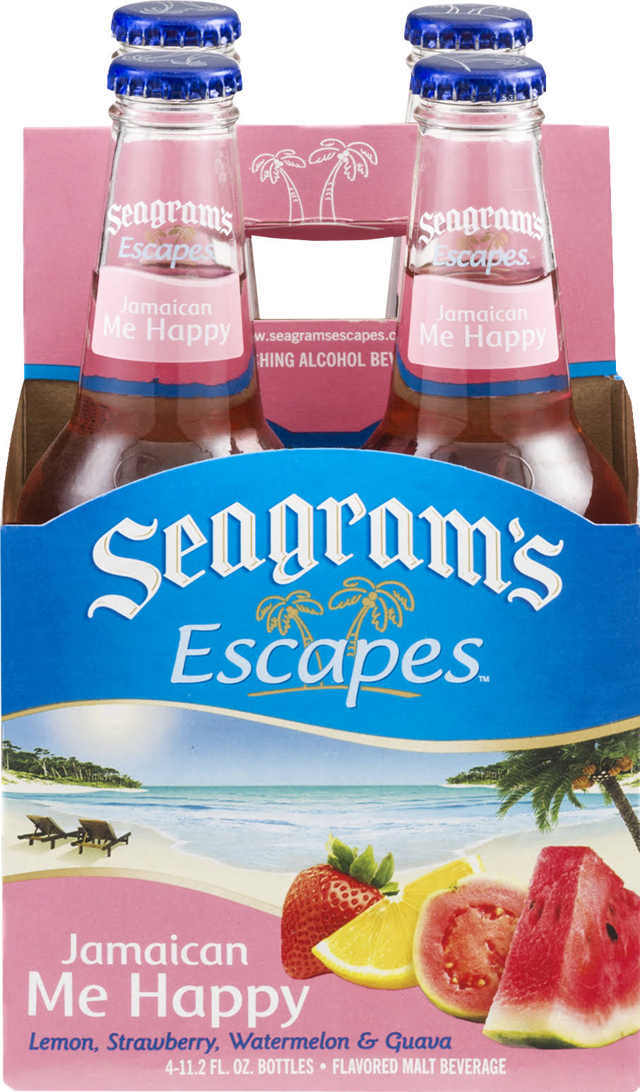 Seagram's Escapes Jamaican Me Happy Malt Beverage - 4 Bottles