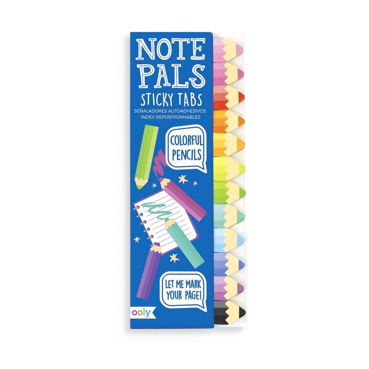 Ooly Note Pals Sticky Notes - Colourful Pencils