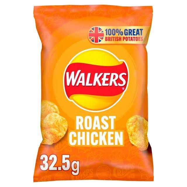 Walkers Roast Chicken Crisps 32.5g