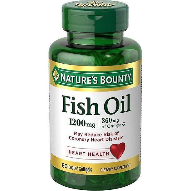 Nature's Bounty Odorless Fish Oil - 1200mg, 60ct