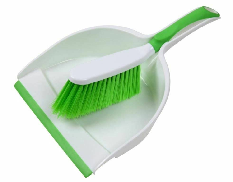 Supa Home Deluxe Dustpan and Brush Set