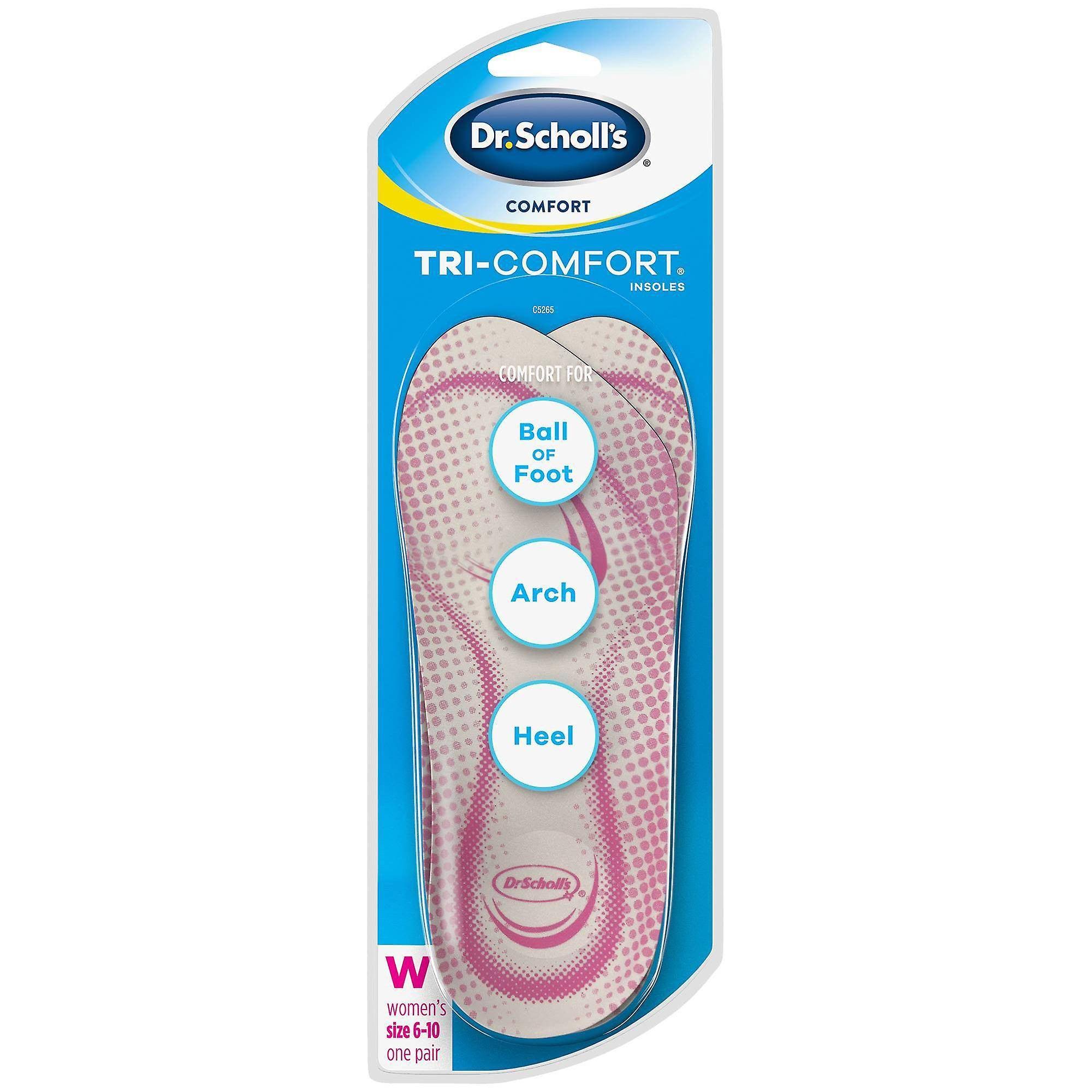 Dr. Scholl's Tri-Comfort Insoles For Women, Size 6-10, 1 Pair