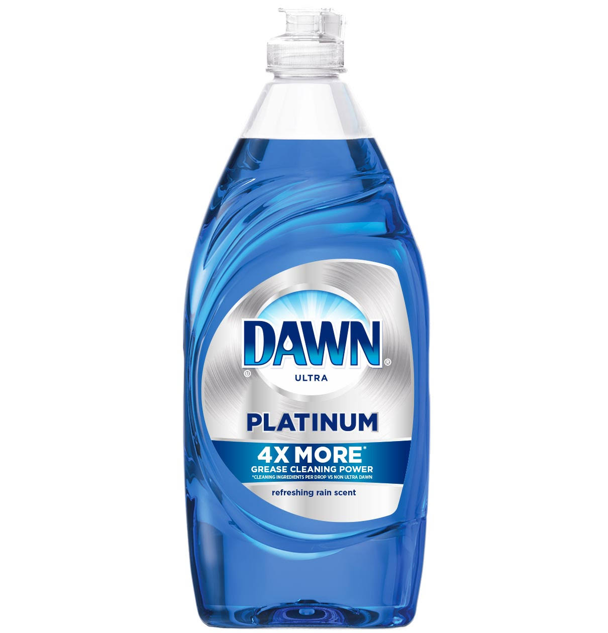 Dawn Platinum Dishwashing Liquid Dish Soap - Refreshing Rain, 479ml
