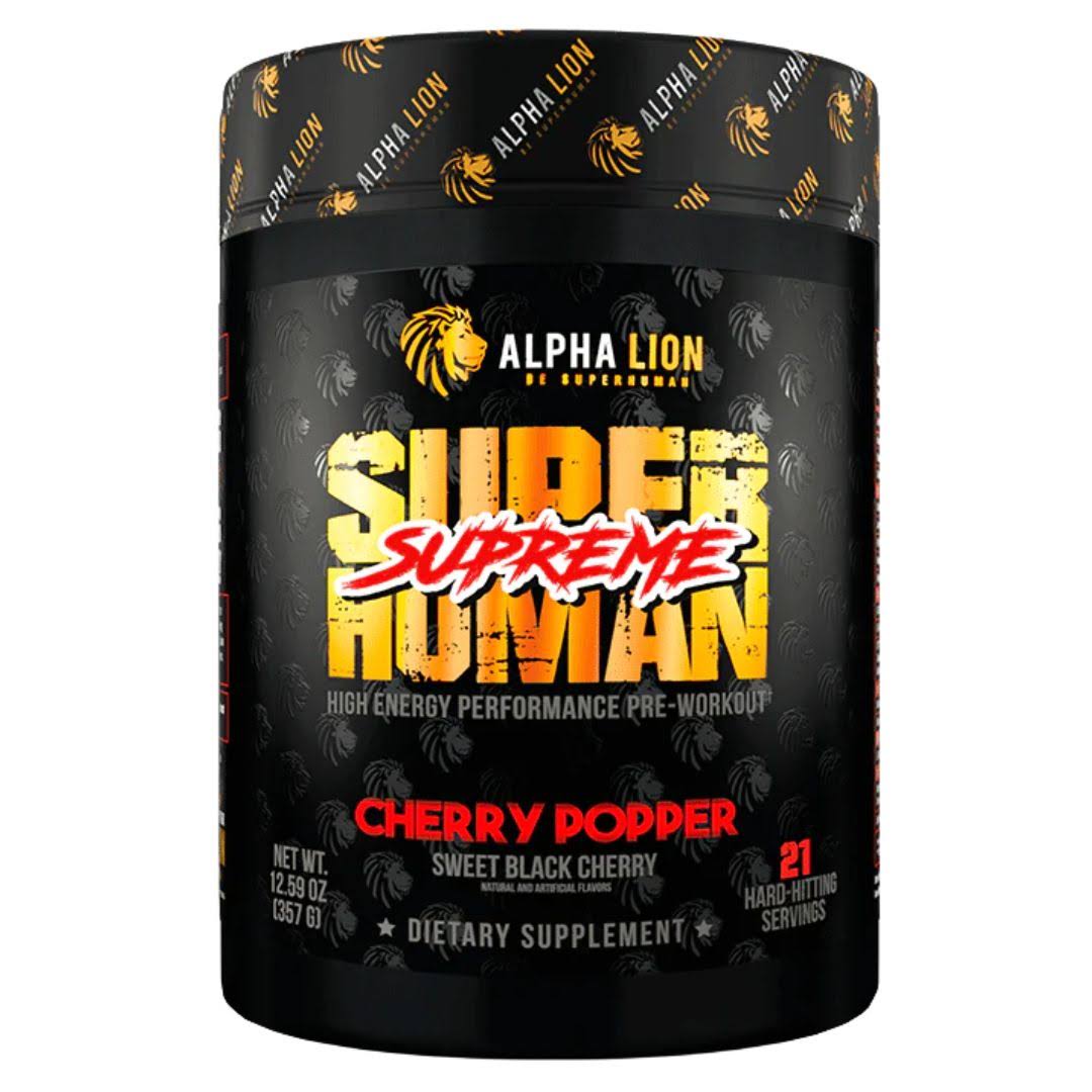 Alpha Lion Super Human Supreme Pre workout | Megapump Cherry Popper