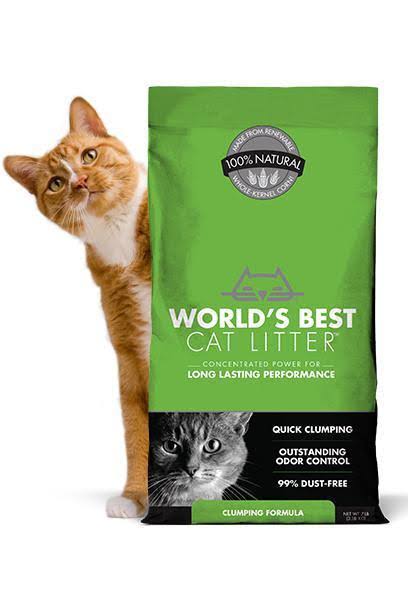Worlds Best Cat Litter, Clumping Formula - 8 lb