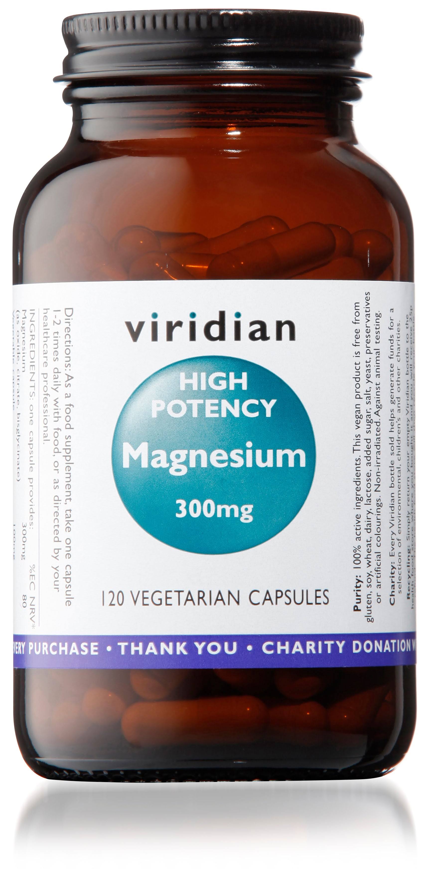 Viridian High Potency Magnesium - 30 Capsules