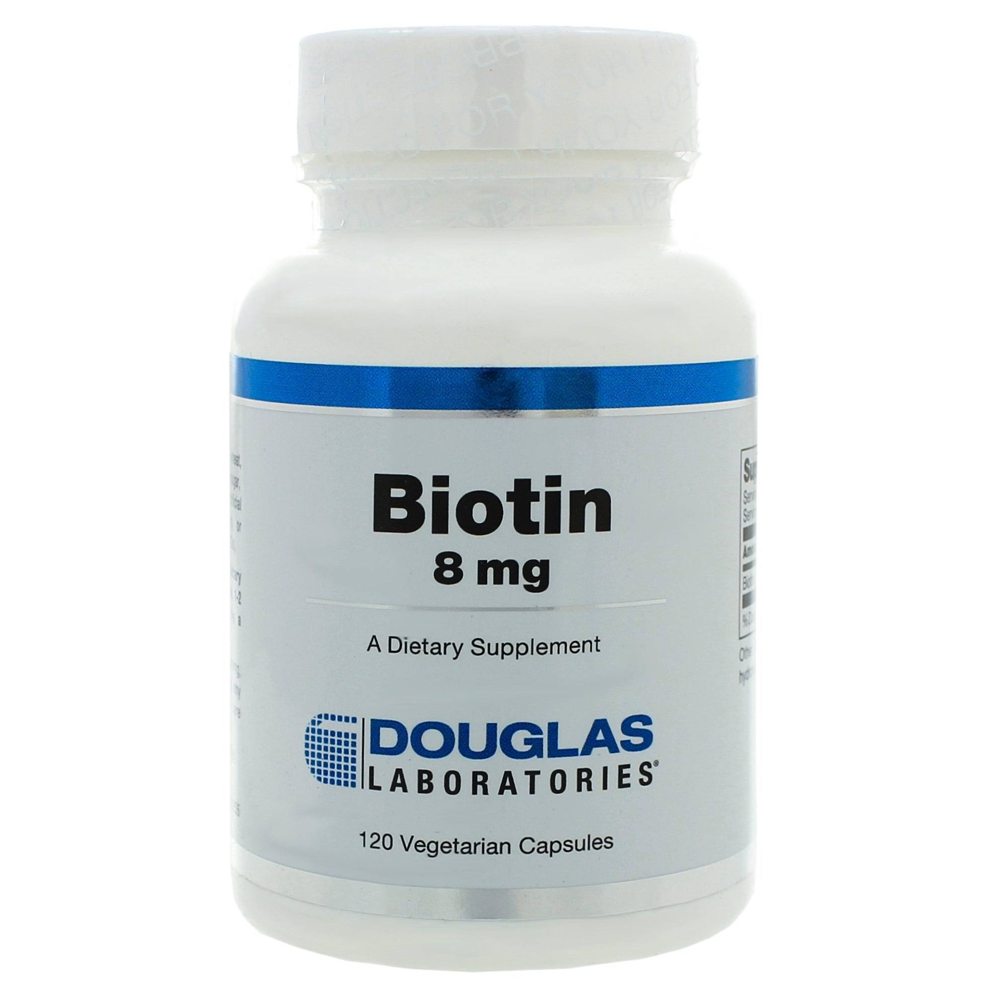 Douglas Laboratories - Biotin 8 mg - 120 Vegetarian Capsules