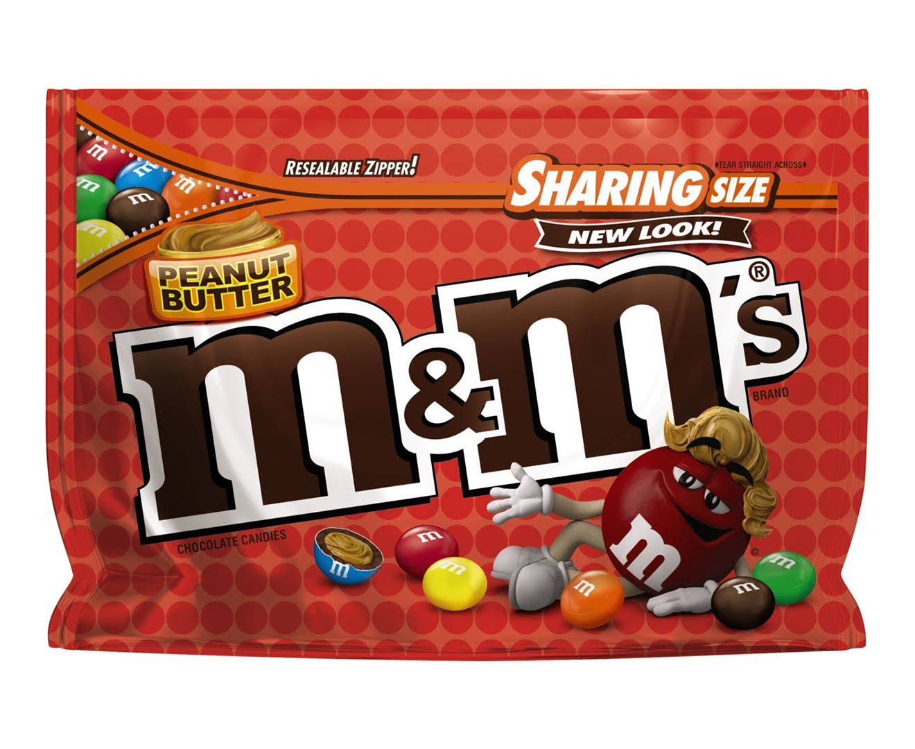 M&M's Peanut Butter Chocolate Candies - Sharing Size, 9.60oz