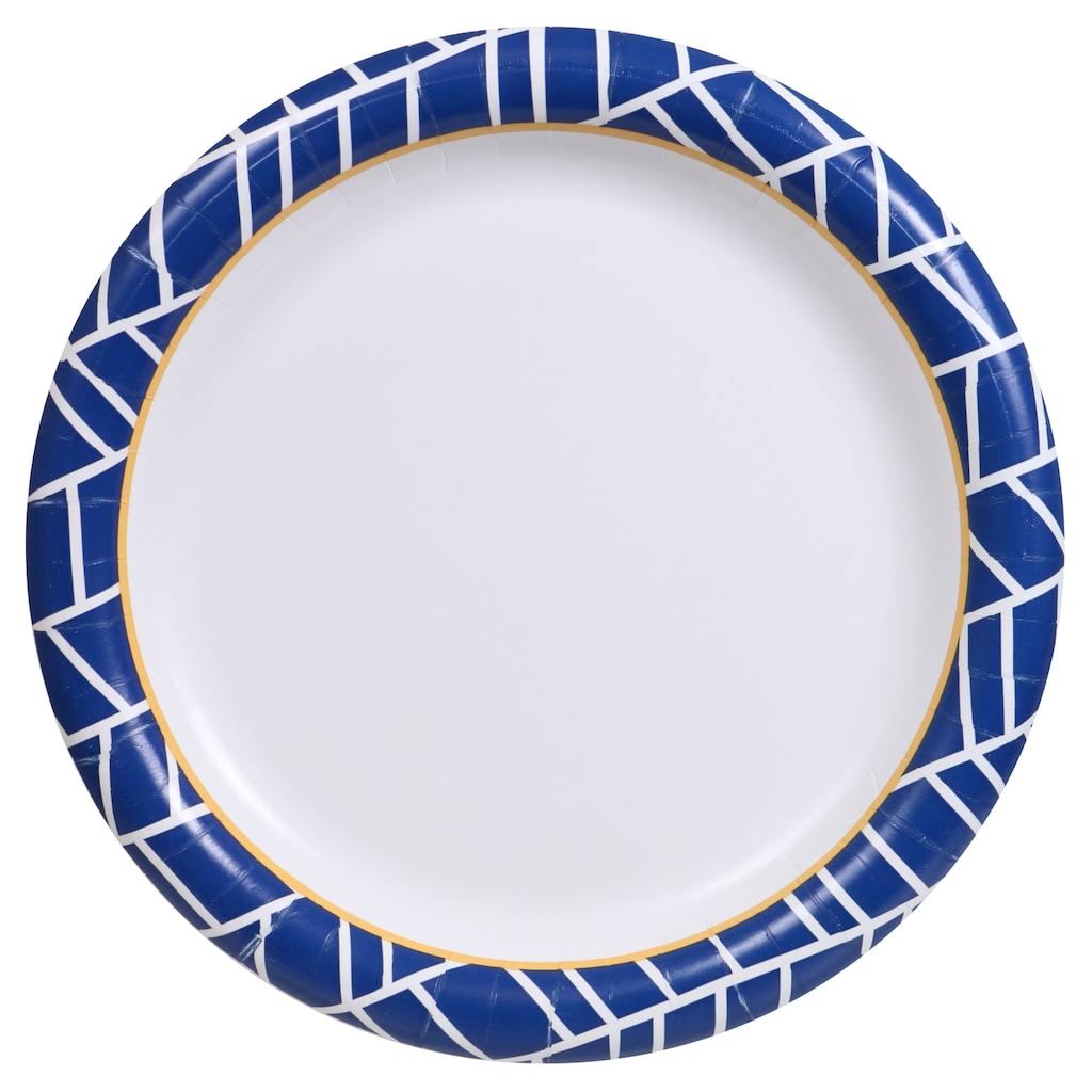 32 The Home Store Large Designer Paper Plates, 10-Ct. Packs at Dollar Tree
